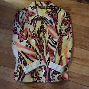 Chico's print jacket